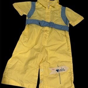 Nannette Yellow Baby jumpsuit